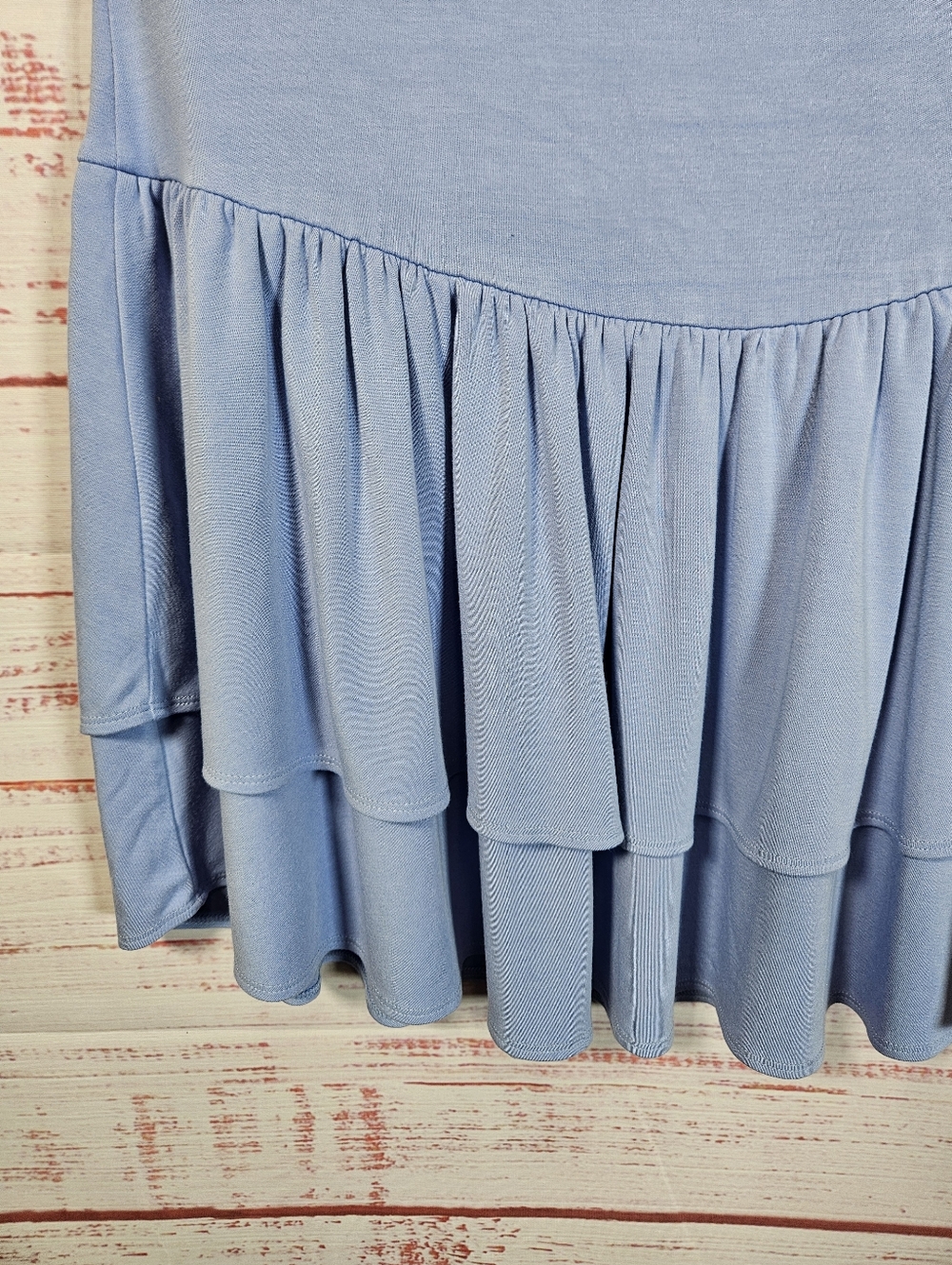 Aritzia Wilfred Bloomsbury Lilac Tiered Mini Dress - Picture 10 of 10